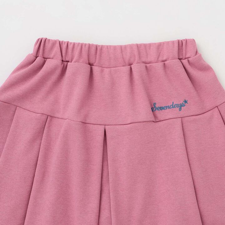 [7days] Cut Pleated Skirt-Pants,Pink, medium image number 14