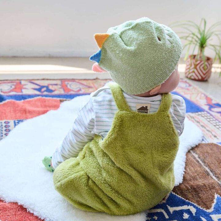 Animal Marshmallow Knit Cap,Light khaki, medium image number 11