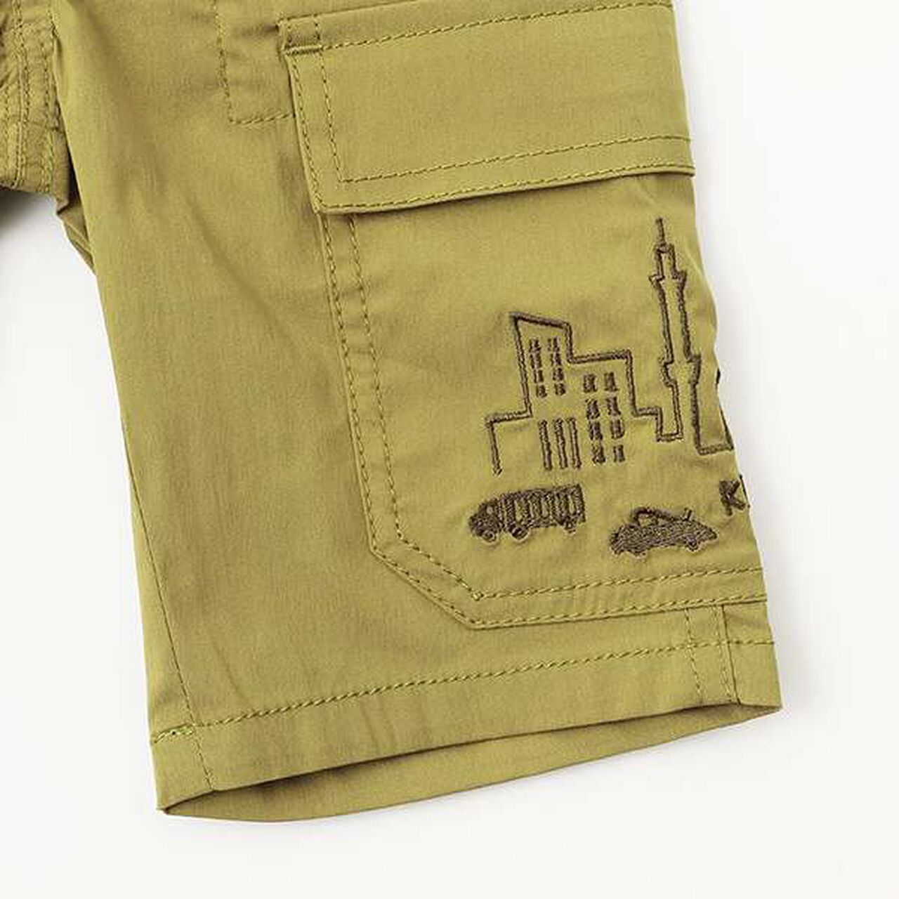 Car and City Embroidery 6/10 Cargo Pants,Moderate pink, large image number 5