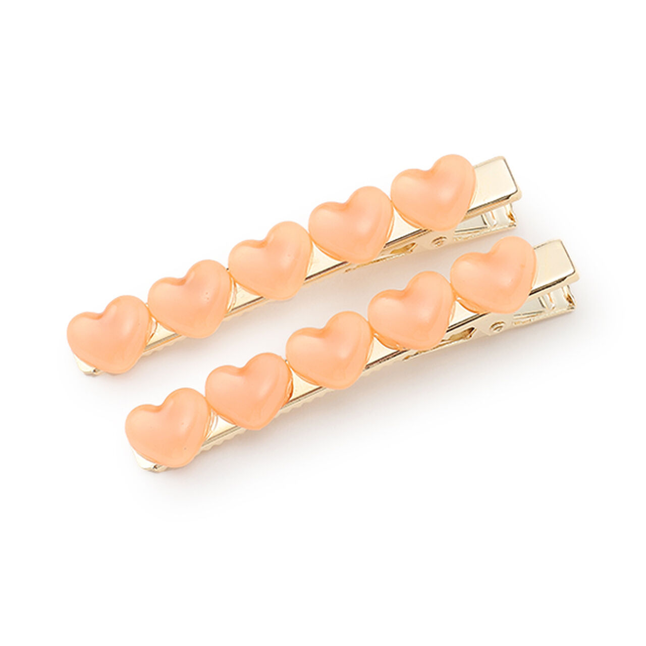 Mini Heart Clips (Set of 2),Pink, large image number 6