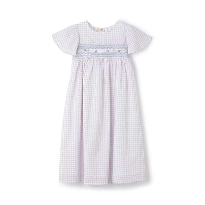 [Link] Smocked One-Piece Dress,Light gray, medium image number 0