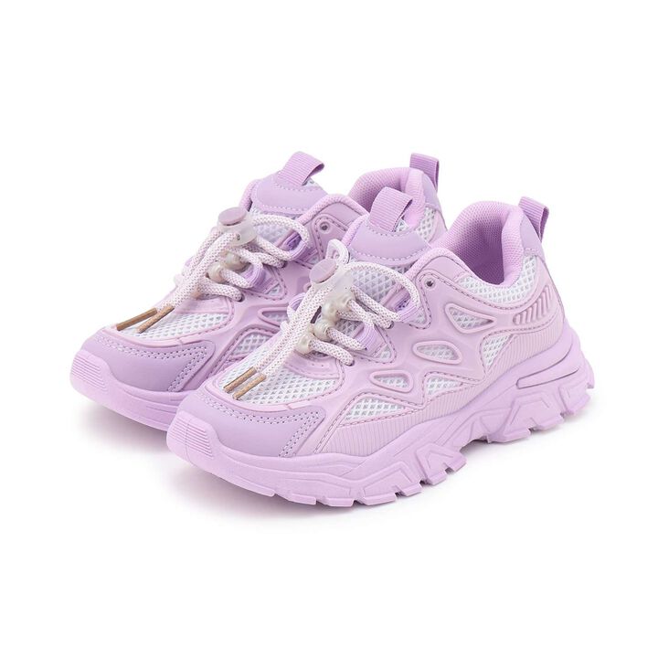 Pearl-Accented Sneakers [Kids] [Girls],Pink, medium image number 5