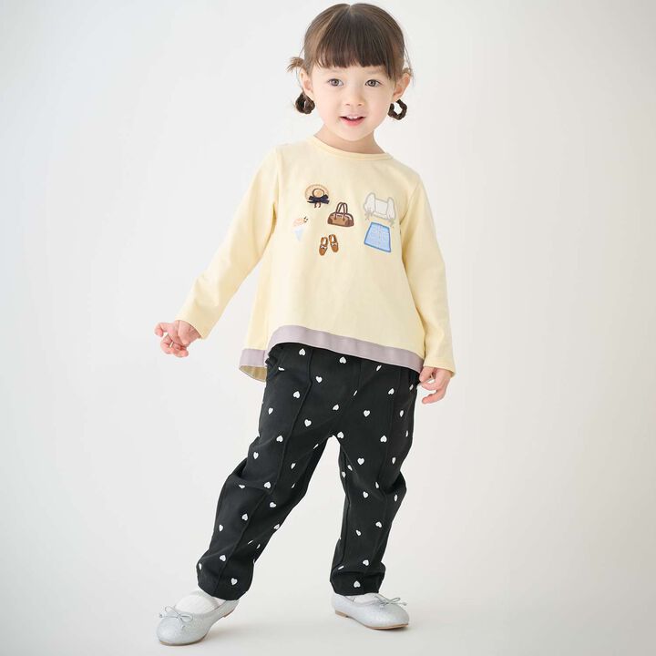 Clothing Motif Long-Sleeve T-Shirt,Navy, medium image number 4