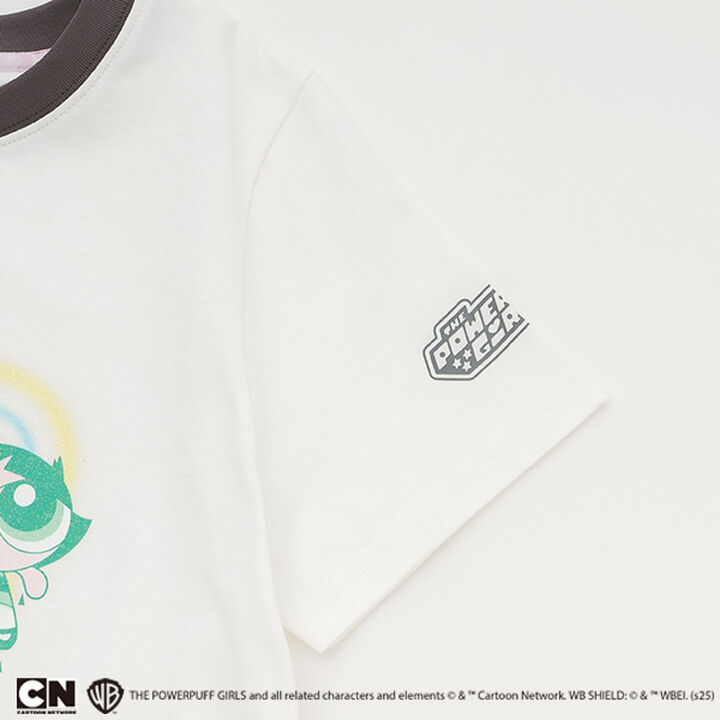 [The Powerpuff Girls] Ringer T-Shirt,Off white, medium image number 5