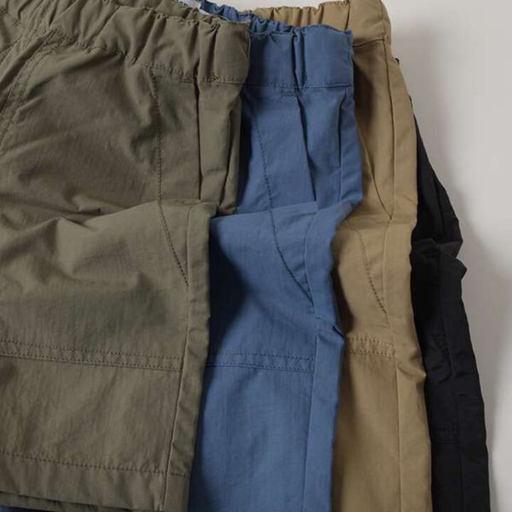 [SKIT0LY] Water-Repellent Nylon Washer Baker Half Pants,Beige, medium image number 3