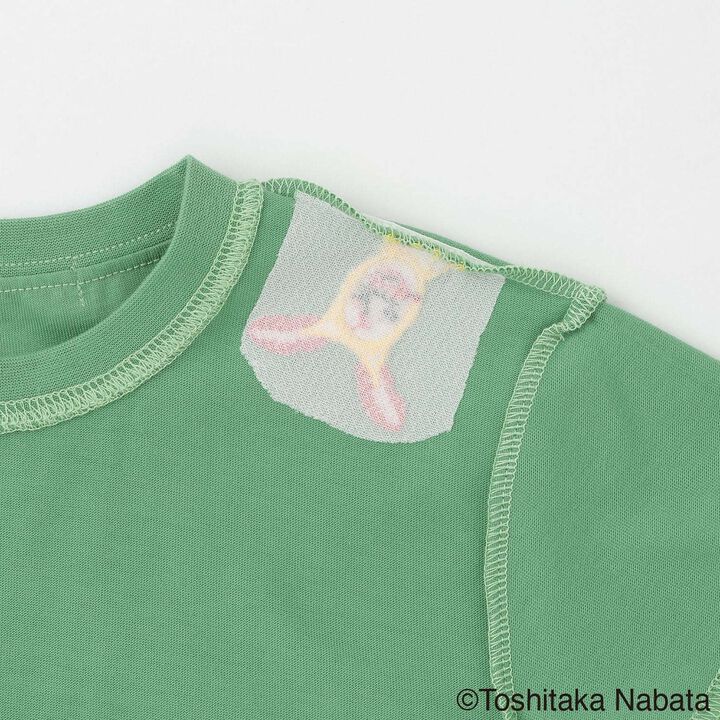 [Kobito Zukan] Pocket Short Sleeve T-Shirt,Green, medium image number 4