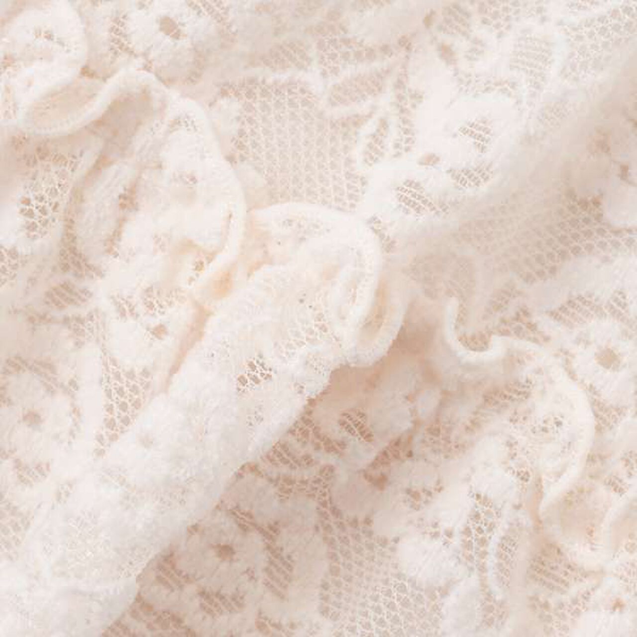 [Link] Lace Skirt,Off white, large image number 3