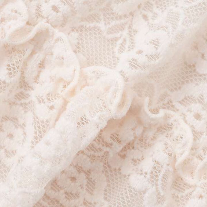 [Link] Lace Skirt,Off white, medium image number 3