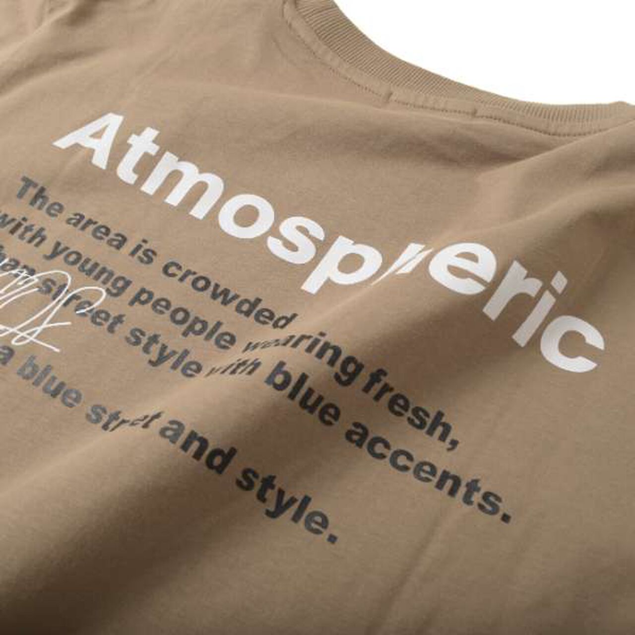 Affordable Back Logo Long-Sleeve T-Shirt,White, large image number 4