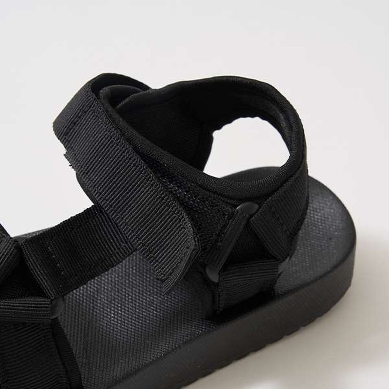 Tape Sandals,Black, large image number 10
