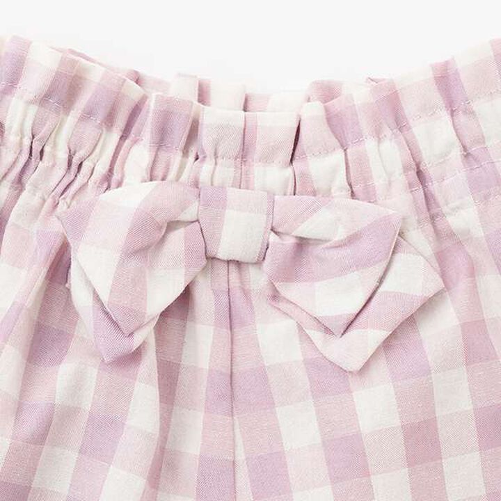 3 Pattern Sweets Mimi Print T-Shirt + Culottes Set,Lavender, medium image number 10