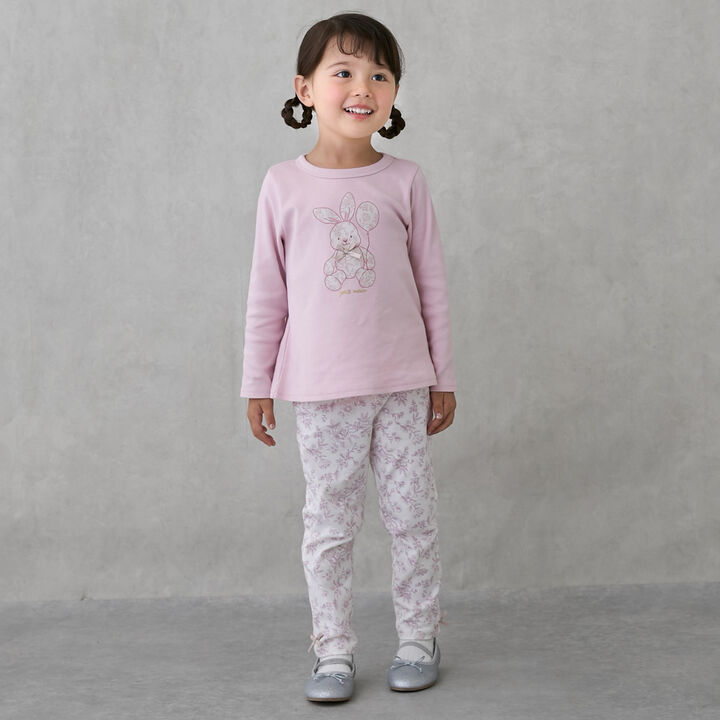 [Affordable] GIRLS 10-length Leggings,Off white, medium image number 7