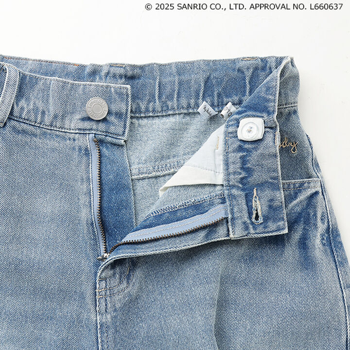 [My Melody & Kuromi] Distressed Shorts,Gray, medium image number 23