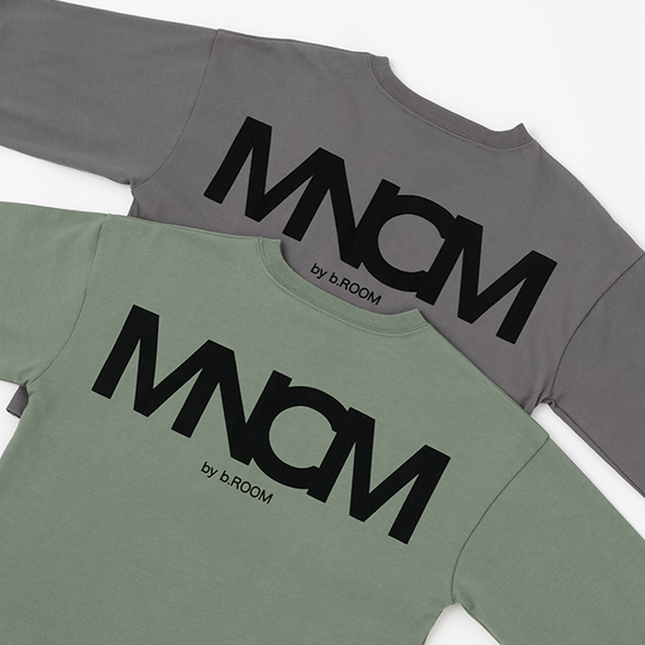 [MNCM] [Coordinatable Setup] Comfortable Jersey Fabric Pocket Big T-Shirt,Black, large image number 10