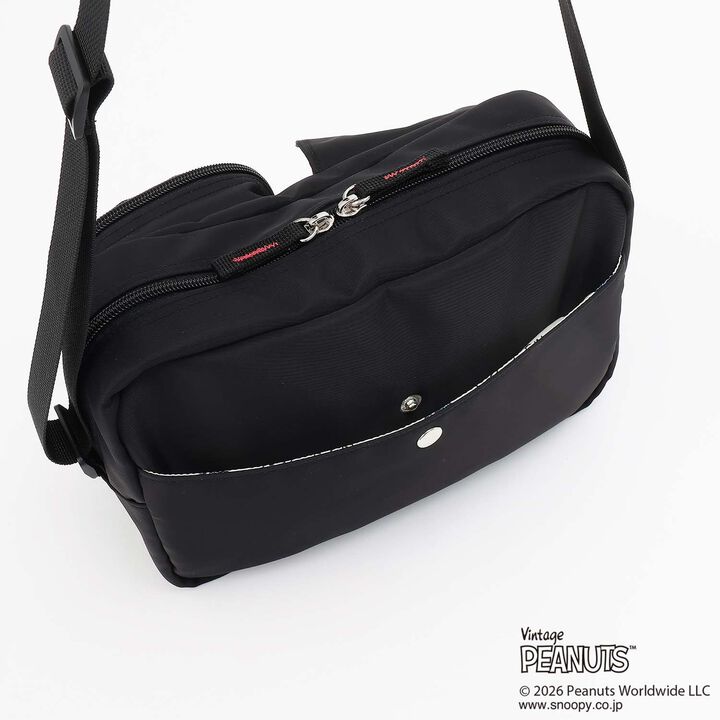 [PEANUTS] Casual Shoulder Bag,Black, medium image number 5