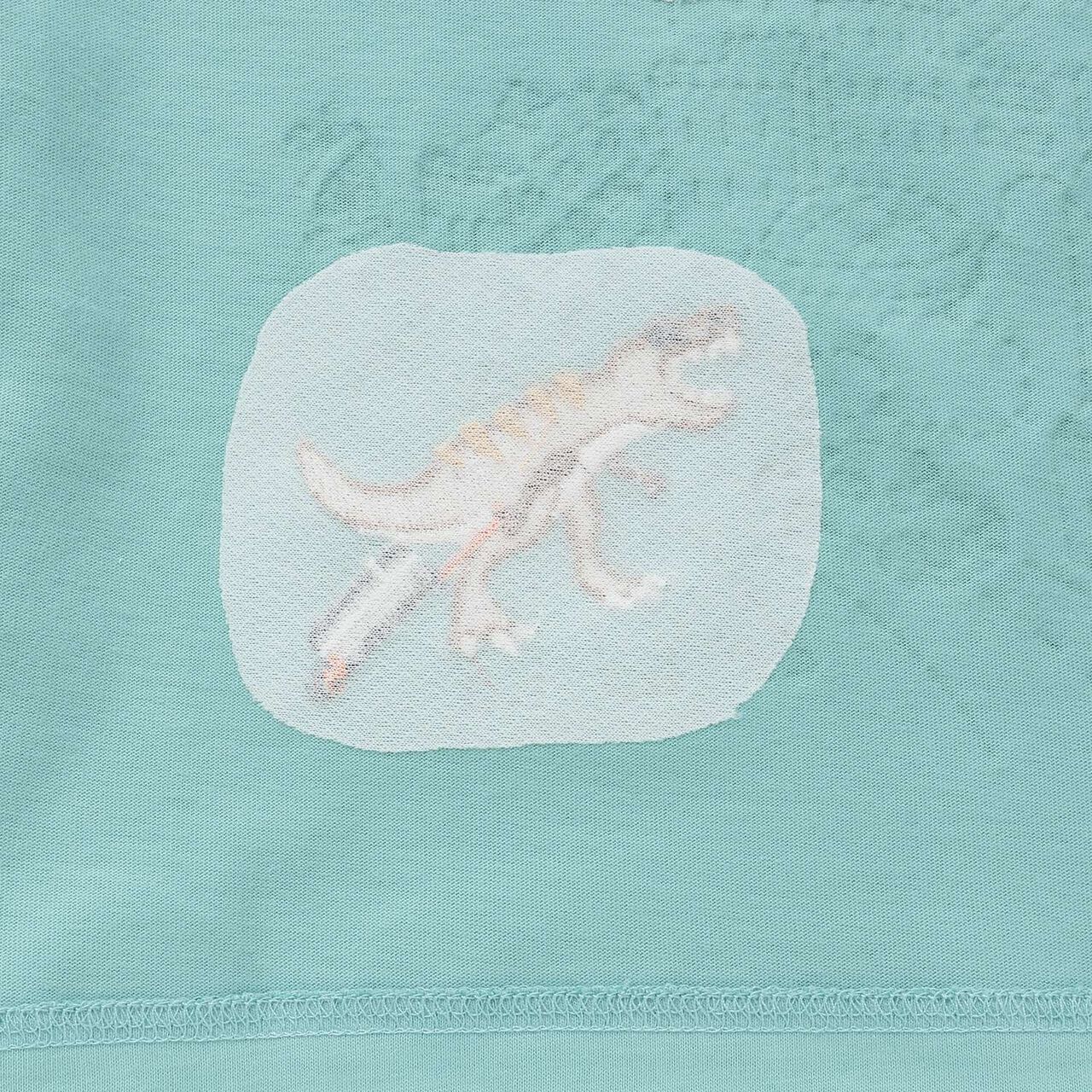 [Restock] Travel Dinosaur Long-Sleeve T-Shirt,Milky white, large image number 4