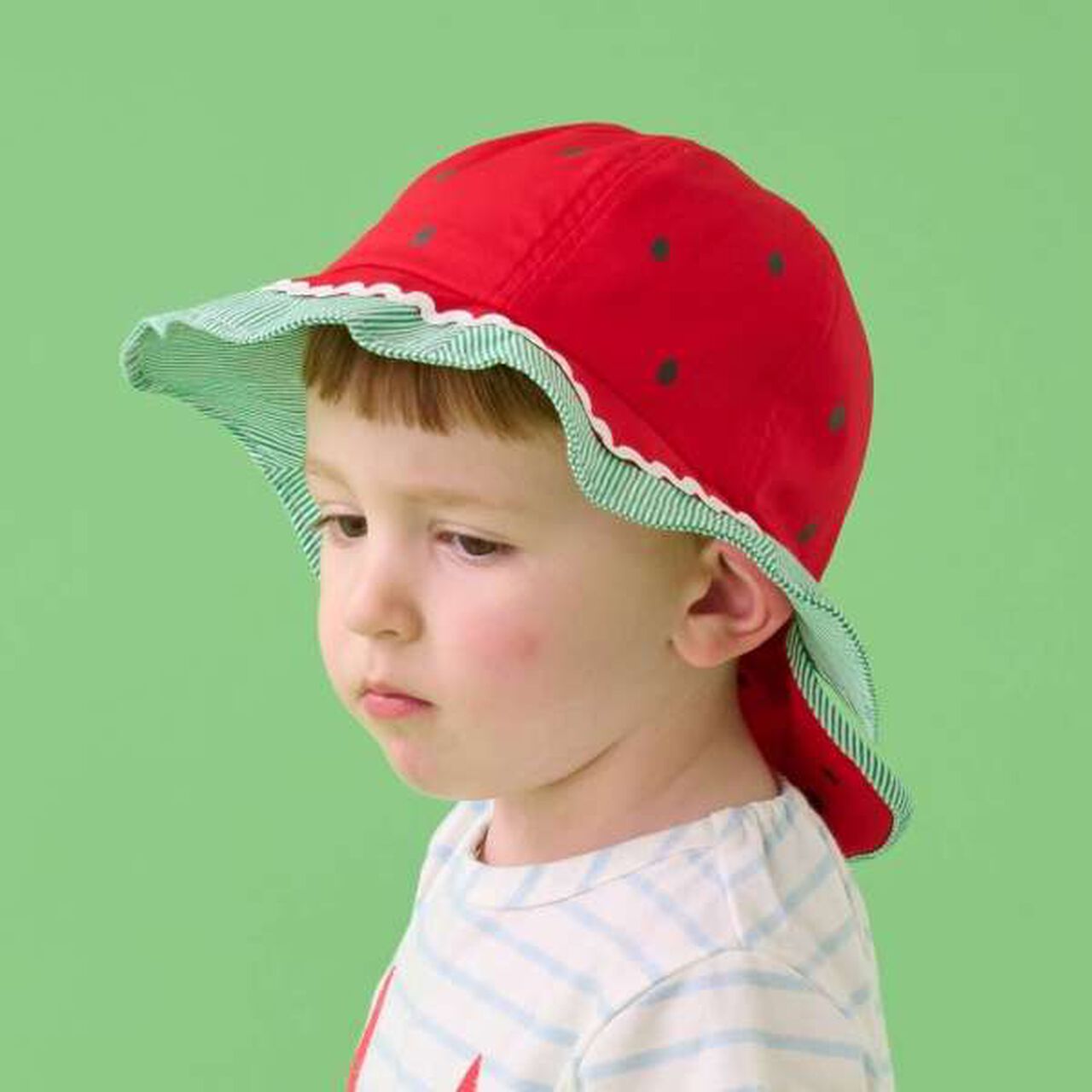 Sunshade Watermelon Hat,Red, large image number 0