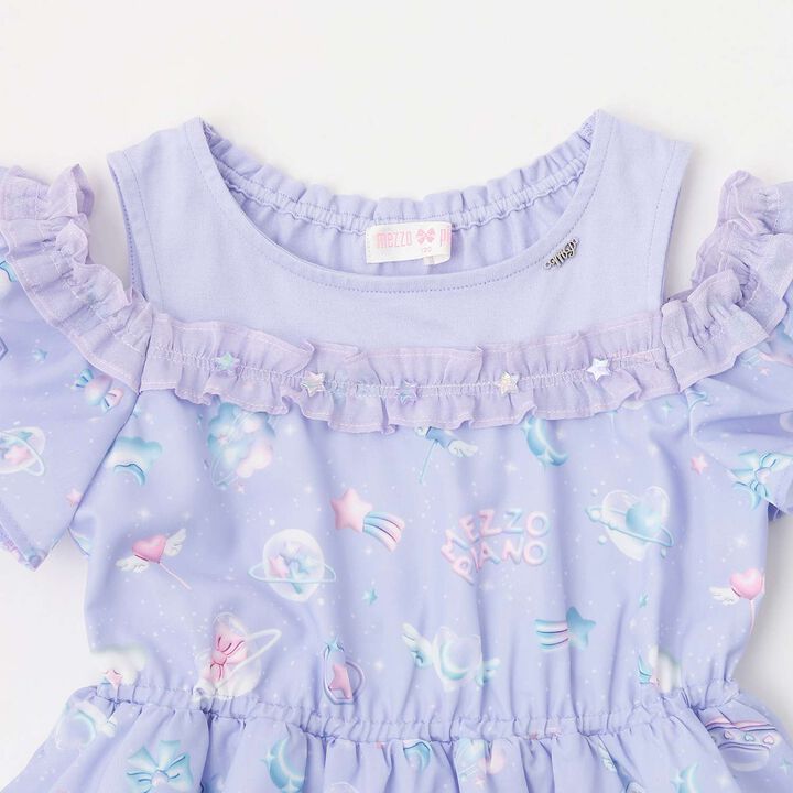 Planet Pattern Docking Dress,Mint, medium image number 2