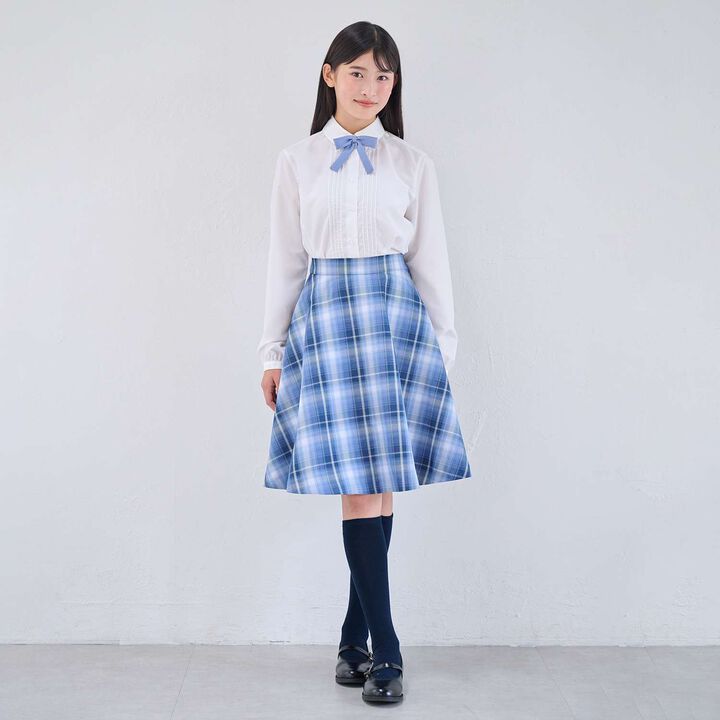 [Graduation Attire] [Wrinkle-Resistant] Round Collar Shirt,White, medium image number 10