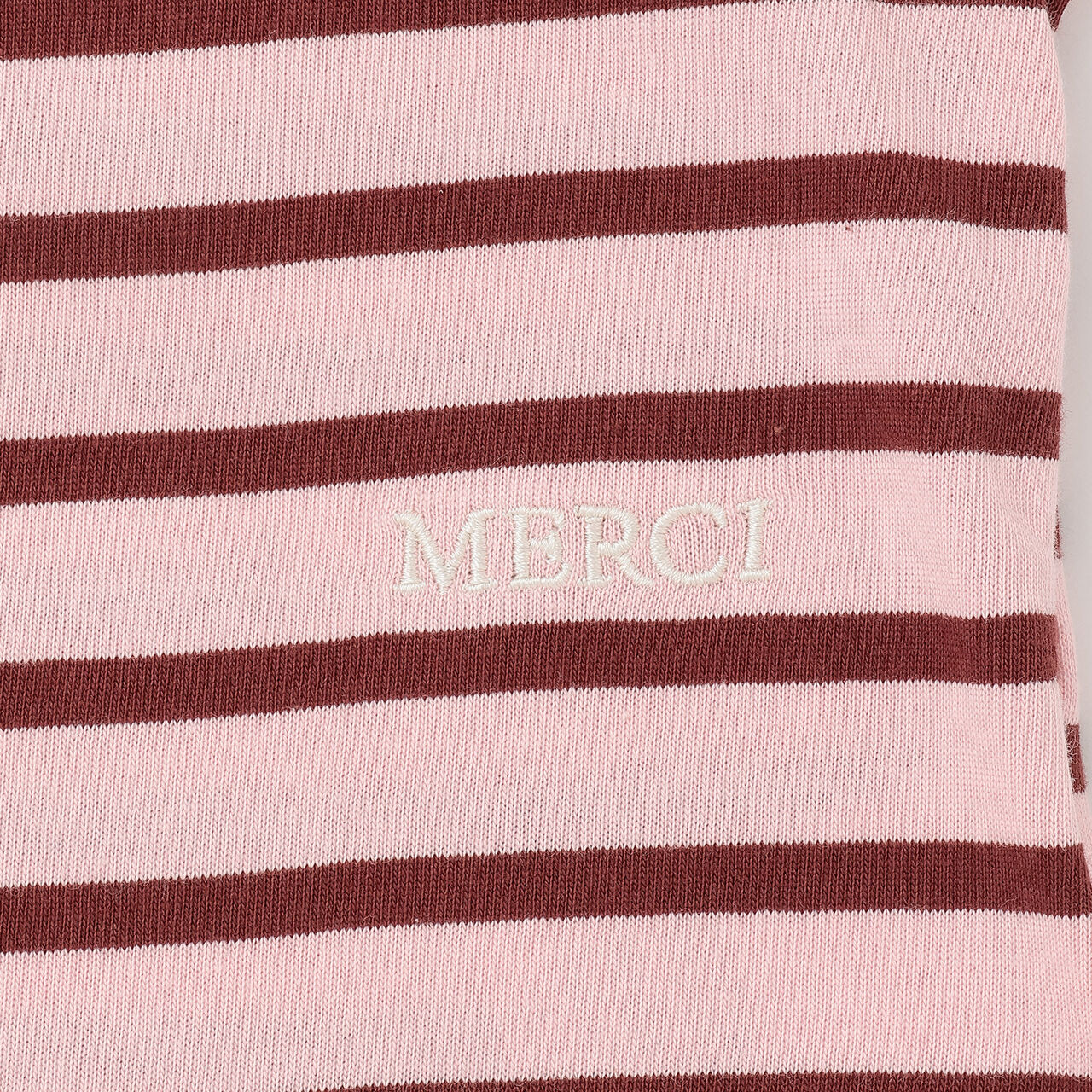 Stripe Polo Collar Long-Sleeve T-Shirt,Ivory, large image number 8