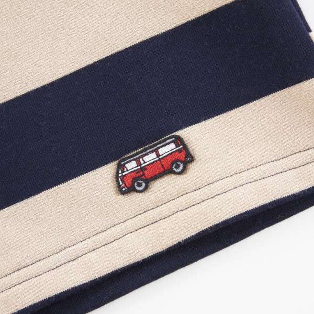 KP Boy Stripe Pattern Color Block Sweatshirt [90-140],Camel, large image number 14