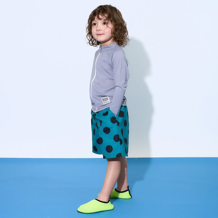 [SWIM] [UV] Full-Zip Mesh Rash Guard [Kids' Clothing] [Boys & Girls],Milky white, medium image number 25
