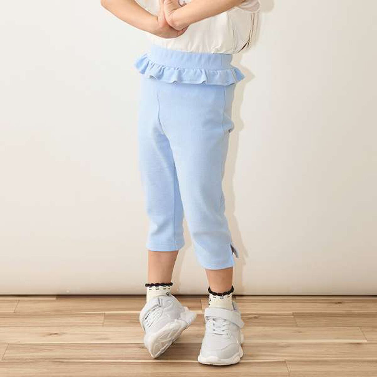 Tomo Pants Side Slit 7/8 Capri Pants,Beige, large image number 32