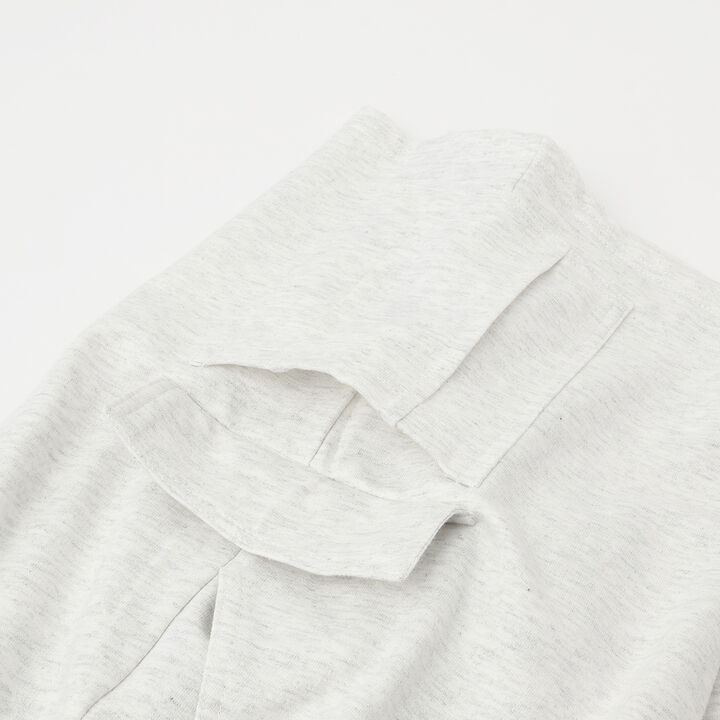 Sweatshirt Cargo Half Pants,Smoke white, medium image number 6