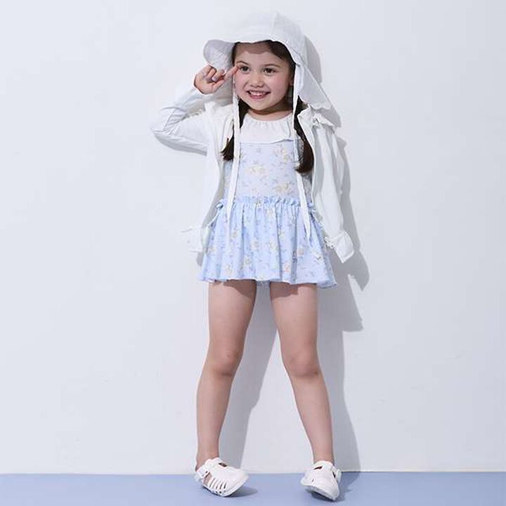 [SWIM] Frill Rash Guard,Lavender, medium image number 3