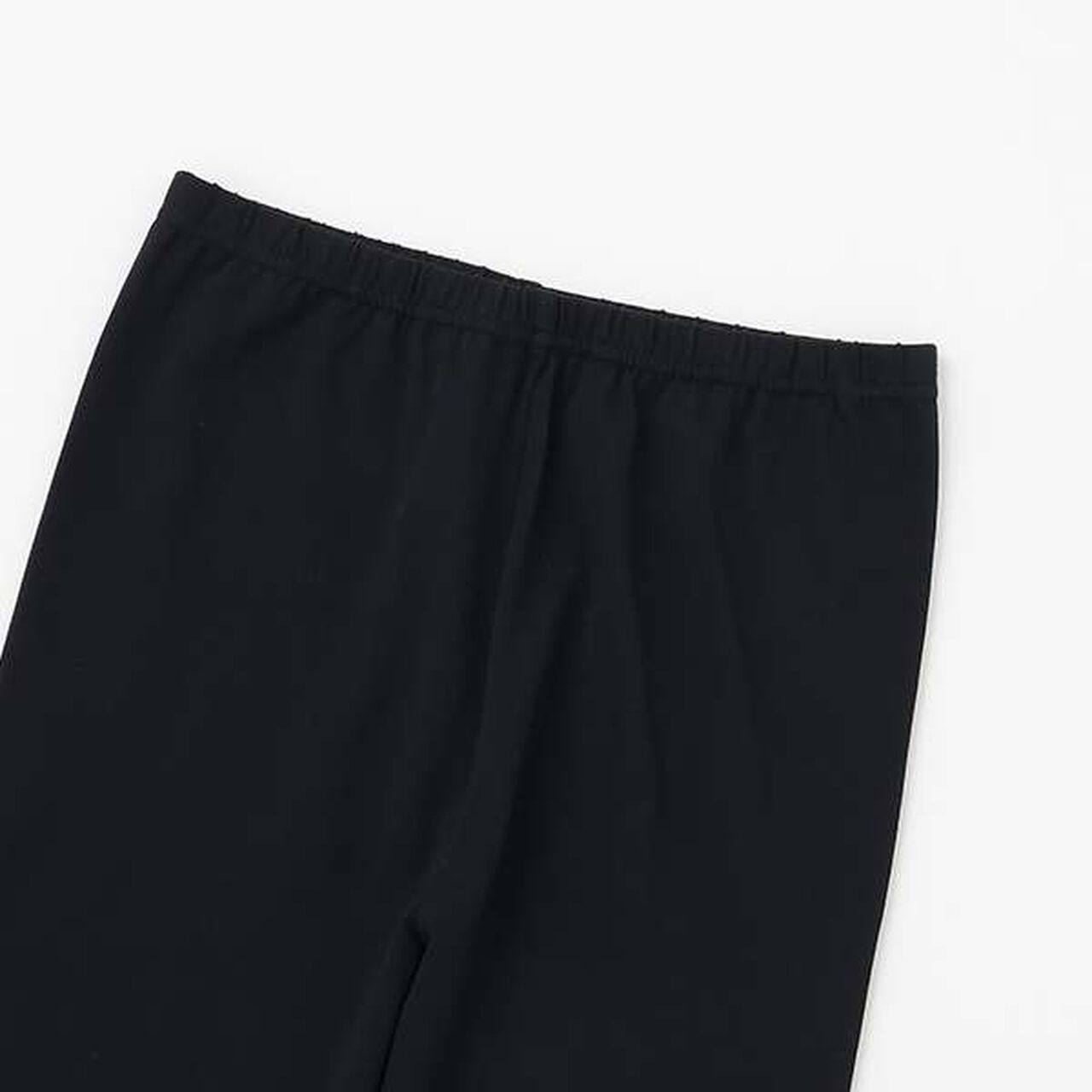 Basic Cotton Blend 10-Length Leggings,Black, large image number 2