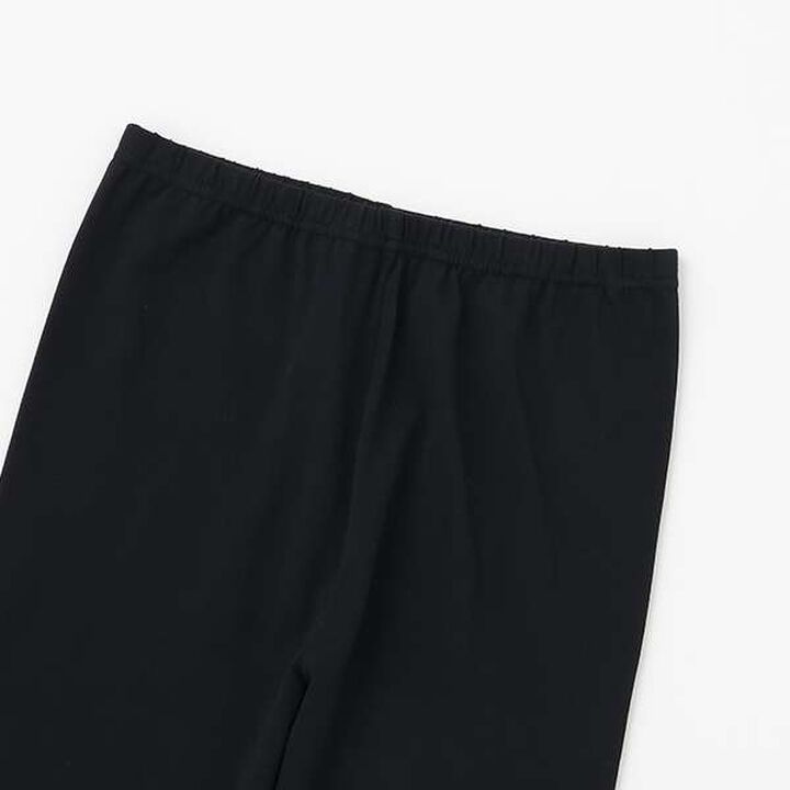 Basic Cotton Blend 10-Length Leggings,Black, medium image number 2