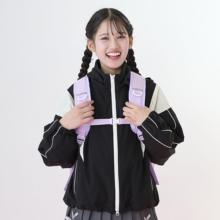 Backpack with Clear Lame Pouch,Light blue, medium image number 1