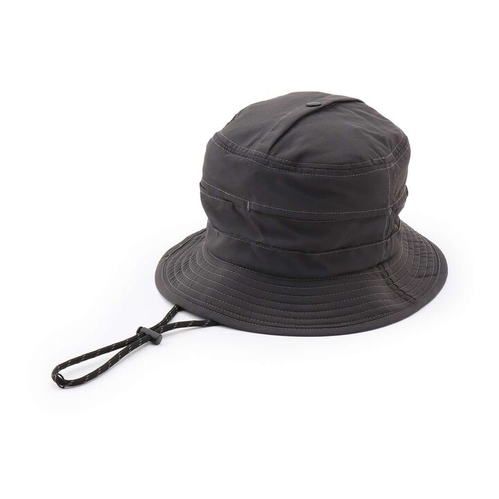 [School-Ready] [Water-Repellent, Anti-Stain, Durable, UV] Compact Hat with Reflective Sheet,Charcoal gray, medium image number 6