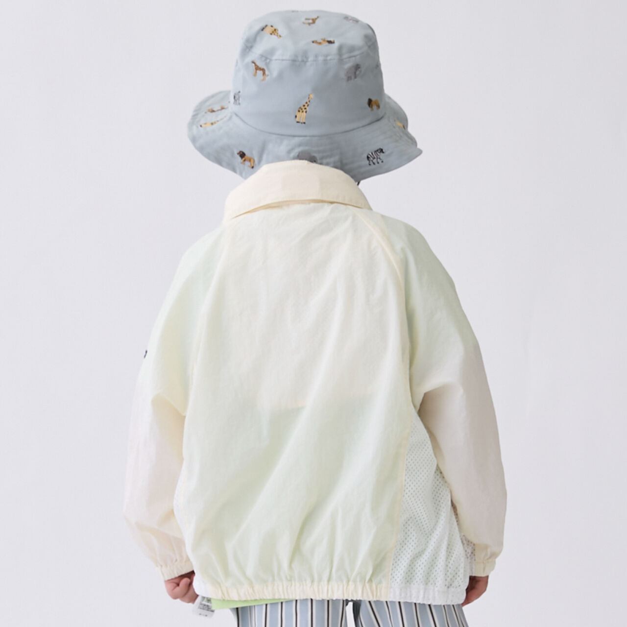 Packable Washer Finish Windbreaker,Ivory, large image number 2