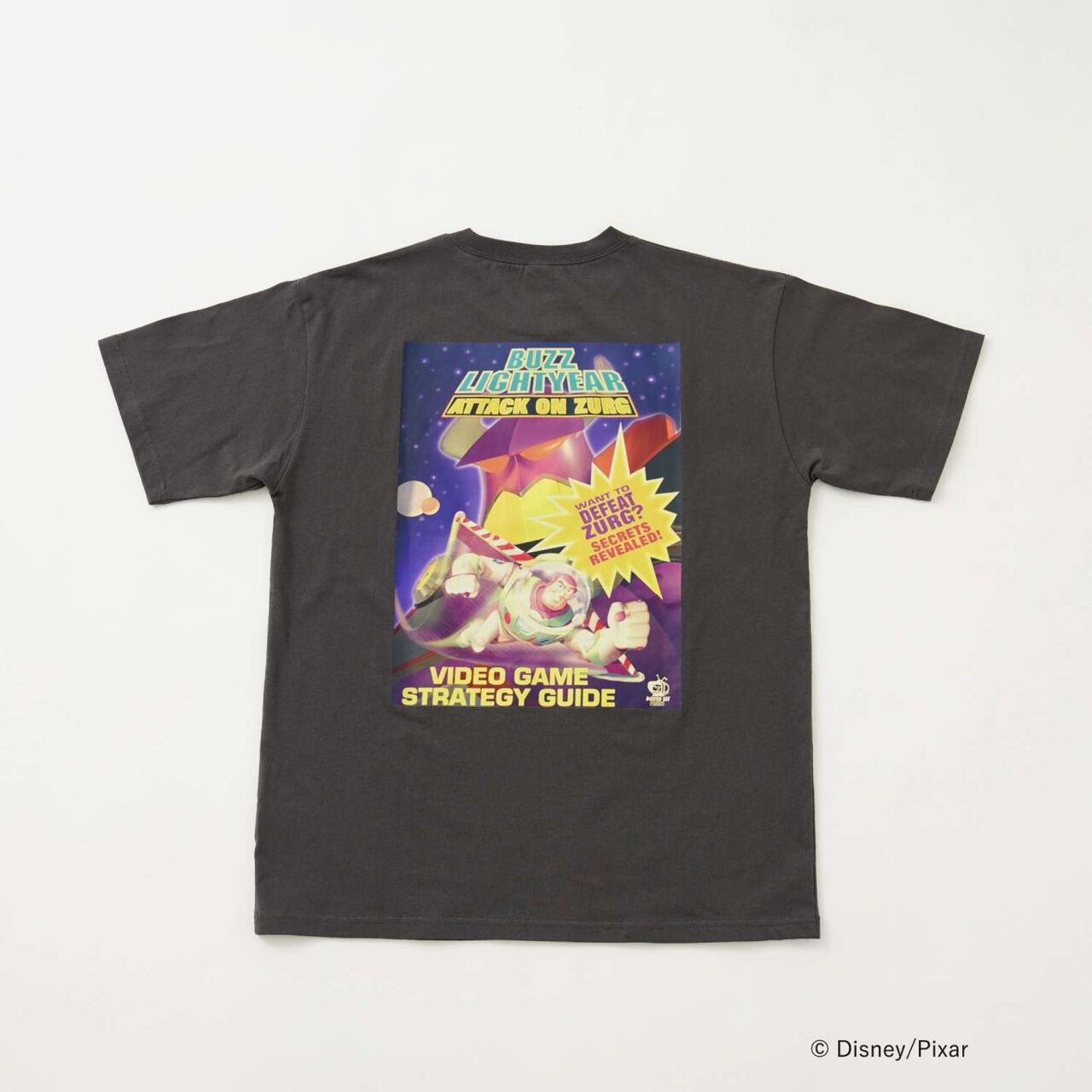 [DISNEY/PIXAR/TOY STORY] DAD玩具總動員/巴斯光年短袖T恤,炭灰色, large image number 6