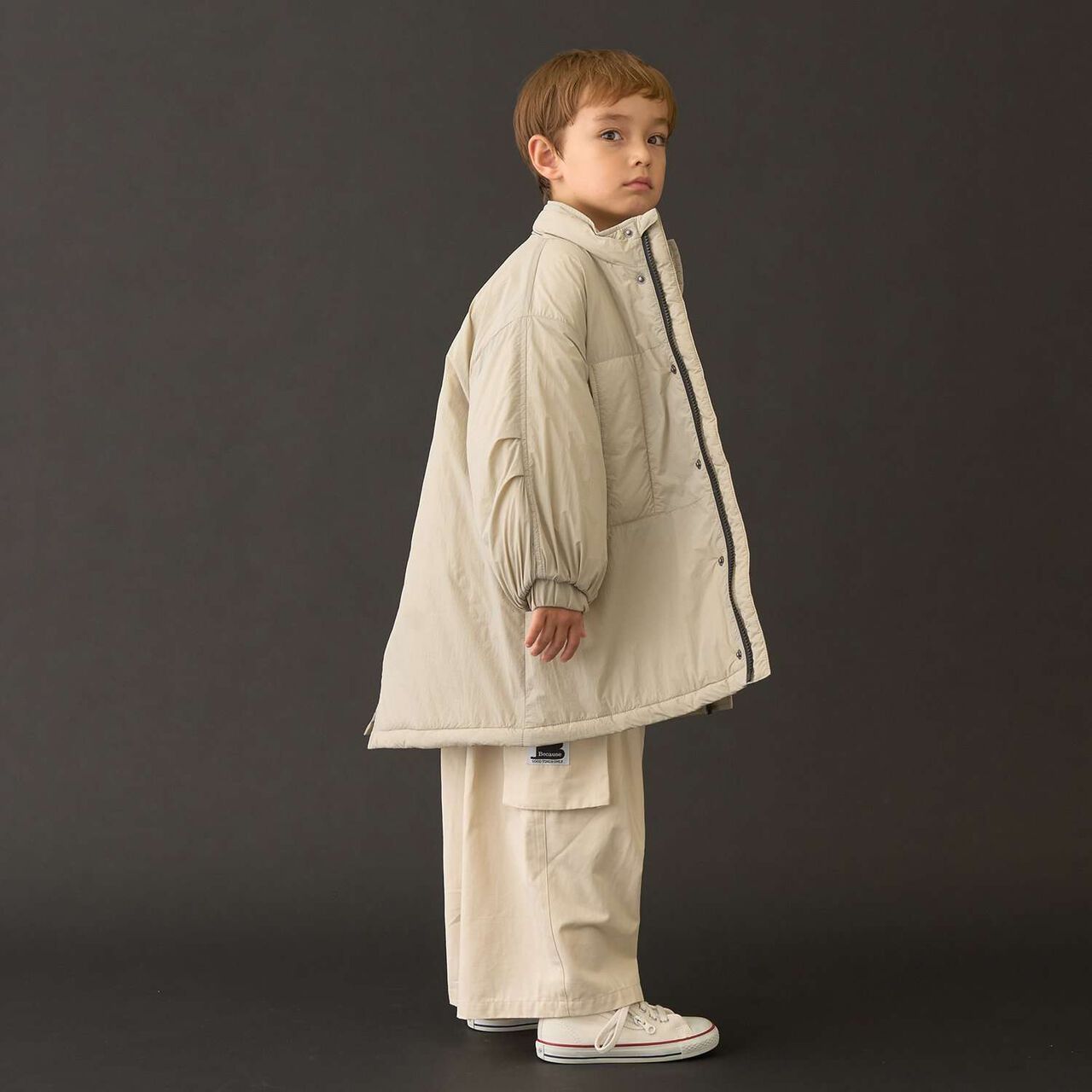 [MNCM] Monster Coat,Greige, large image number 16