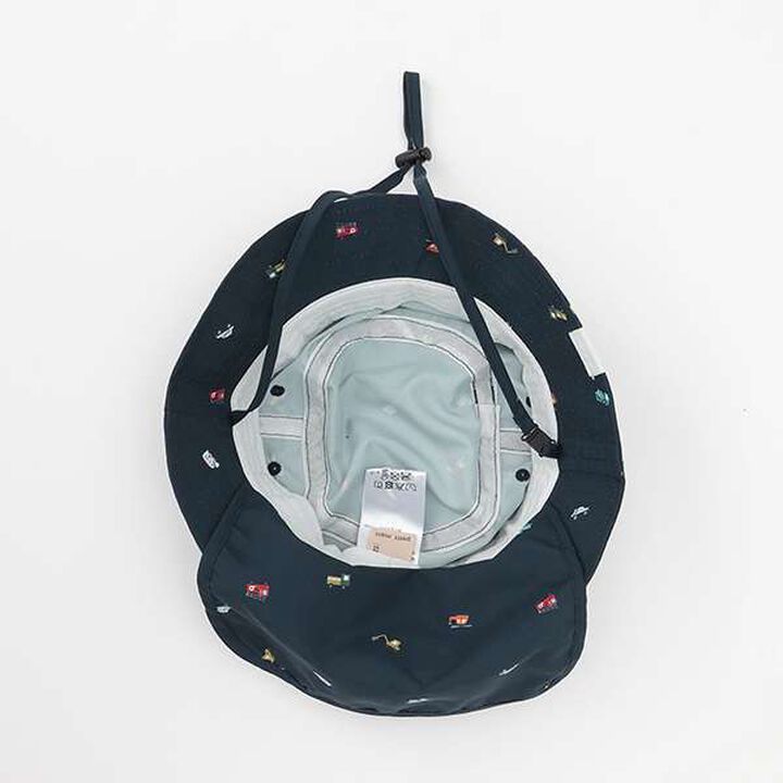 All-Over Pattern Safari Hat,Navy, medium image number 18