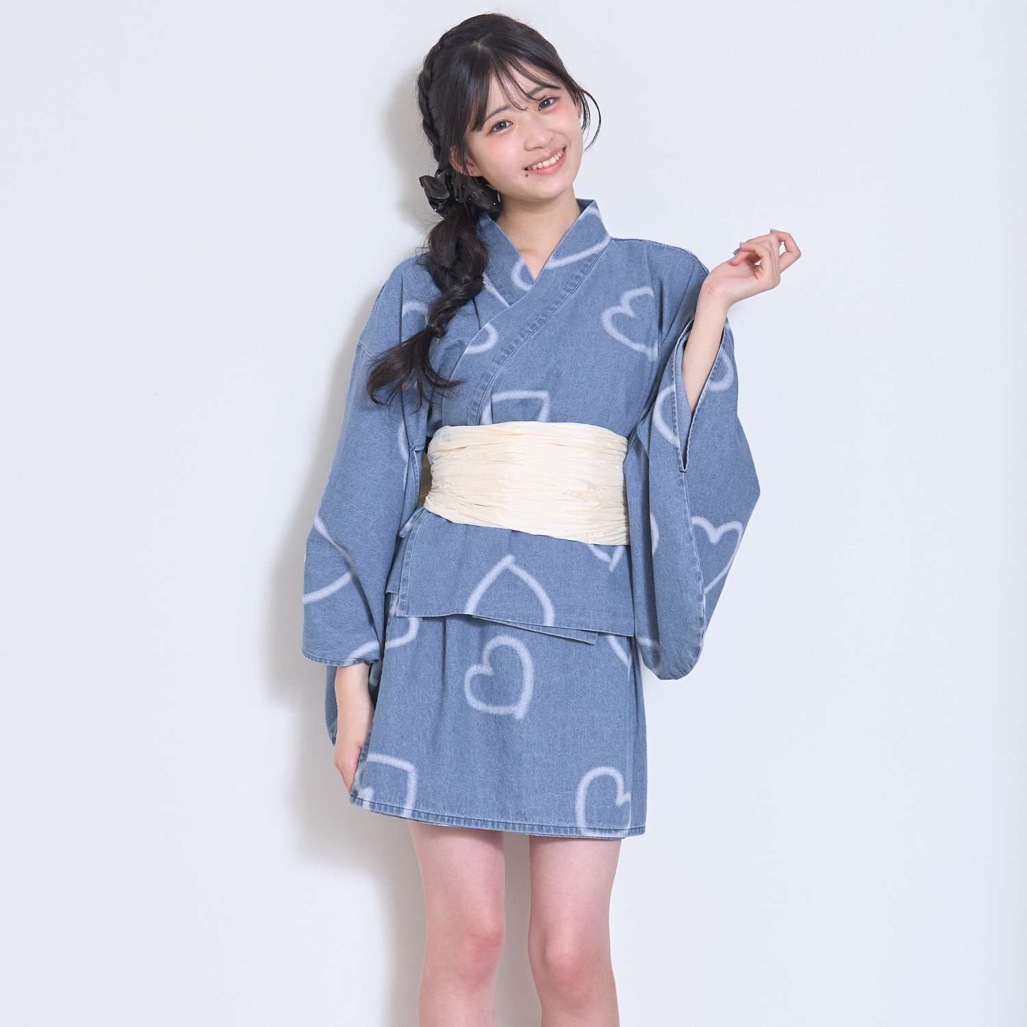 Denim Mini 2WAY Yukata | Narumiya Official Global Online Store