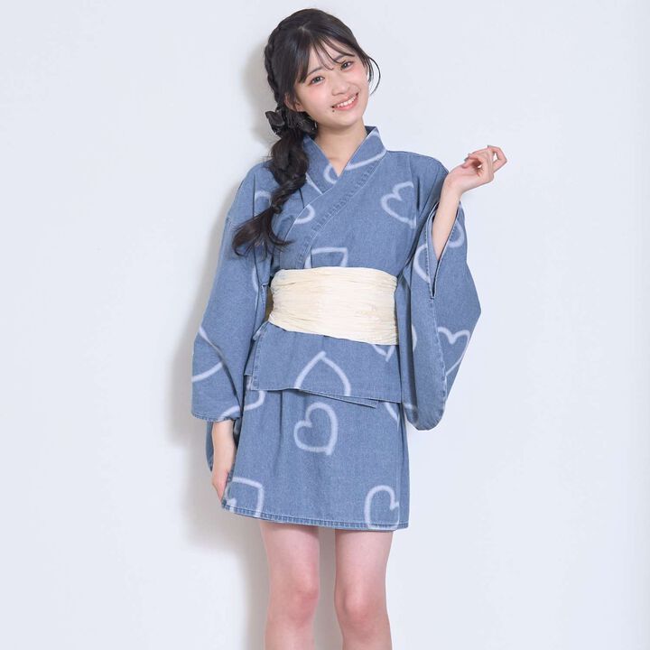 Denim Mini 2WAY Yukata,, medium