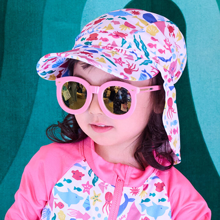 [SWIM] All-Over Pattern Sunshade Cap,Emerald green, medium image number 11