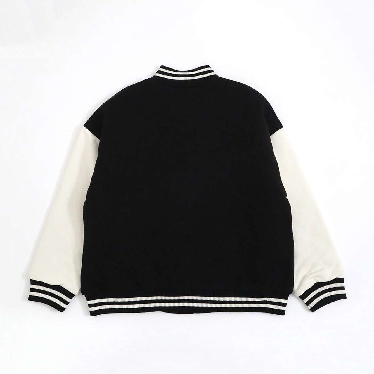 Troislapins Rabbit Patch Varsity Jacket (140-160),Beige, large image number 3