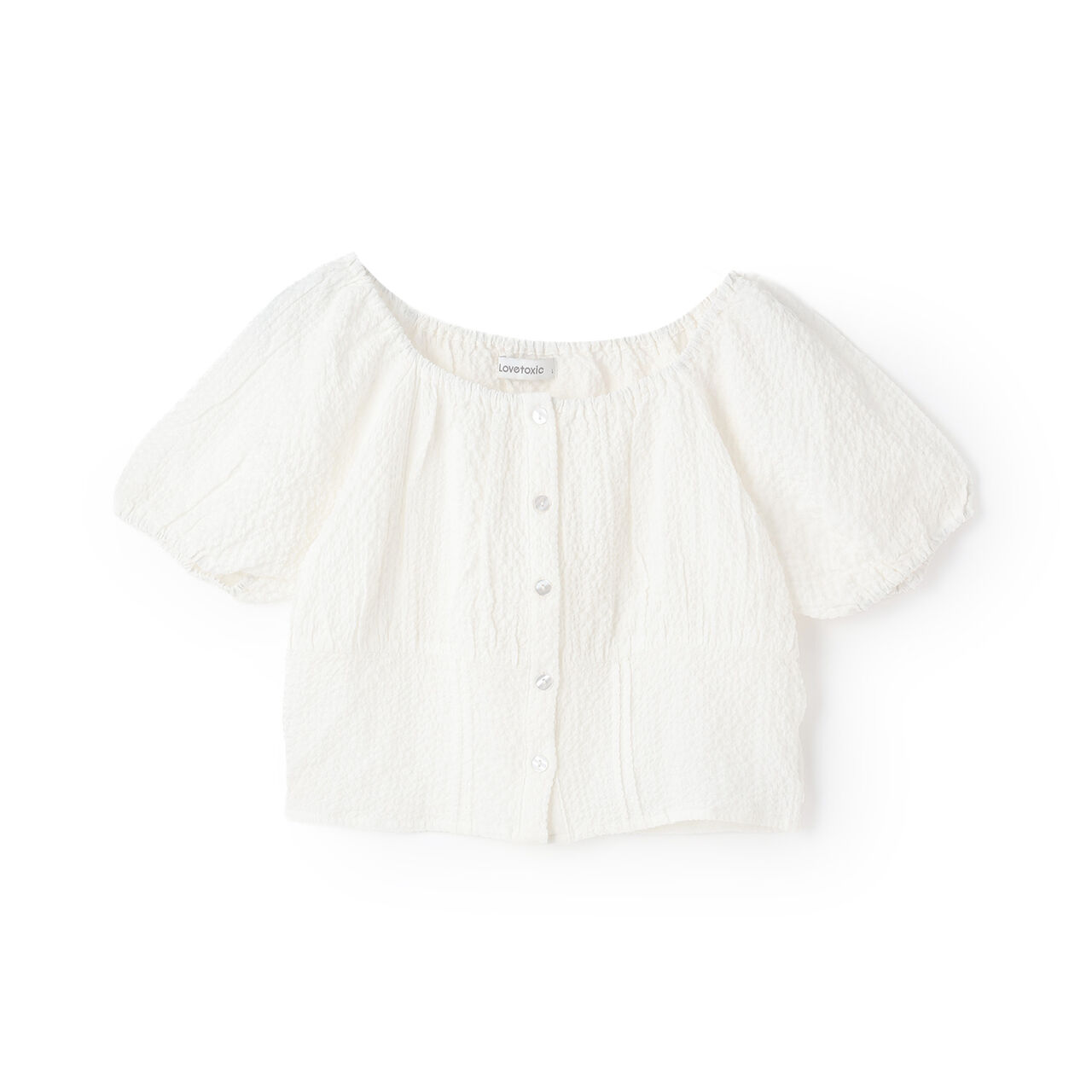 Off-Shoulder Blouse,Light green, large image number 6