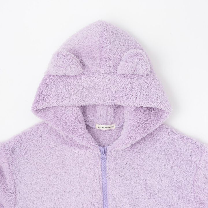 Bunny & Cat Hoodie & Pants Set,Lavender, medium image number 7