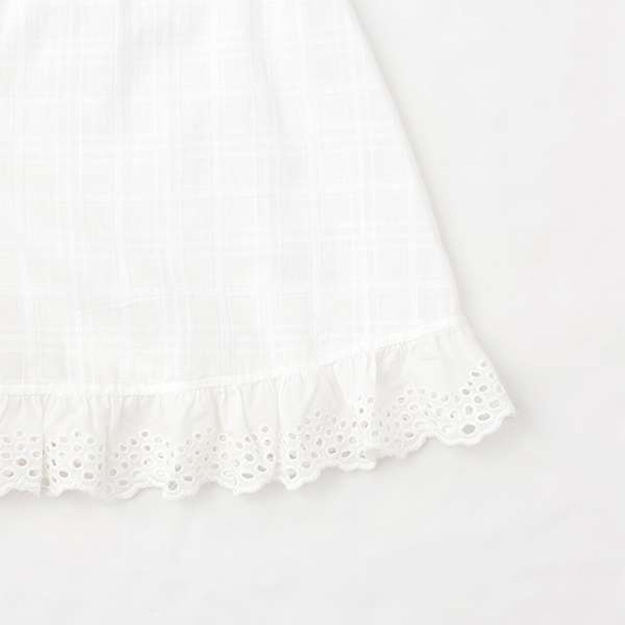 Jersey Skirt & Lace Pants Set,Gray, large image number 11