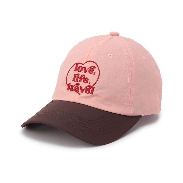 Heart Logo Embroidery Cap,Cream, medium image number 3