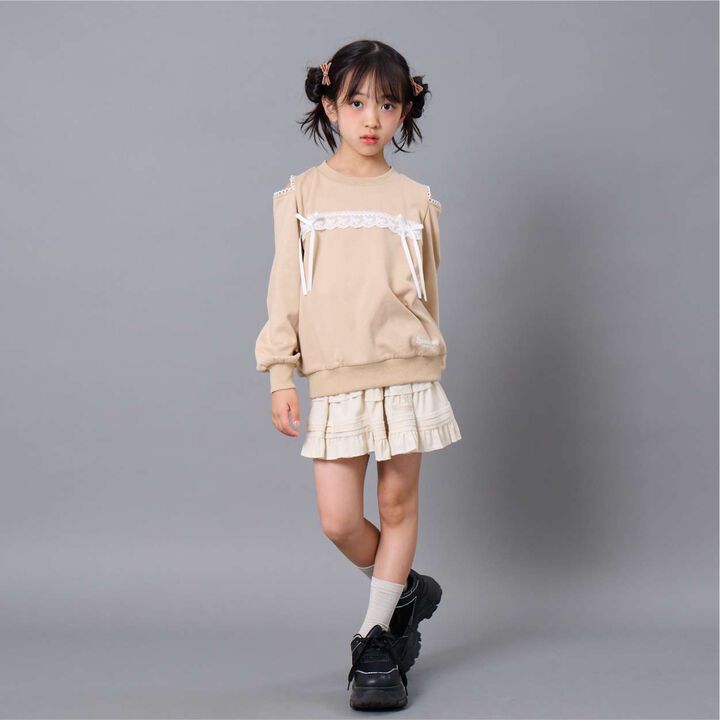 Calla Crepe Tiered Skirt,Black, medium image number 1