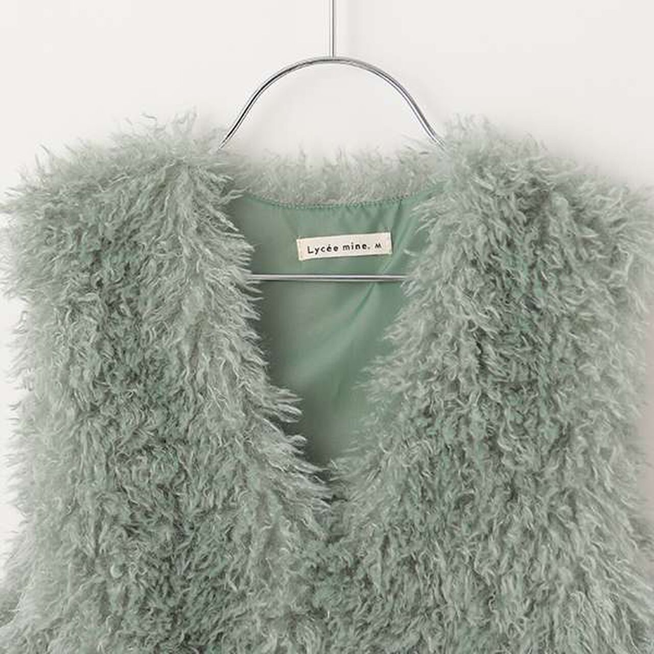 Fluffy and Soft Halloween Fur Vest,Mint, large image number 6