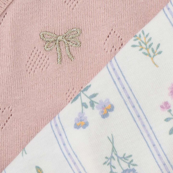 [Weak Acidity] Combi Bodysuit,Salmon pink, medium image number 9