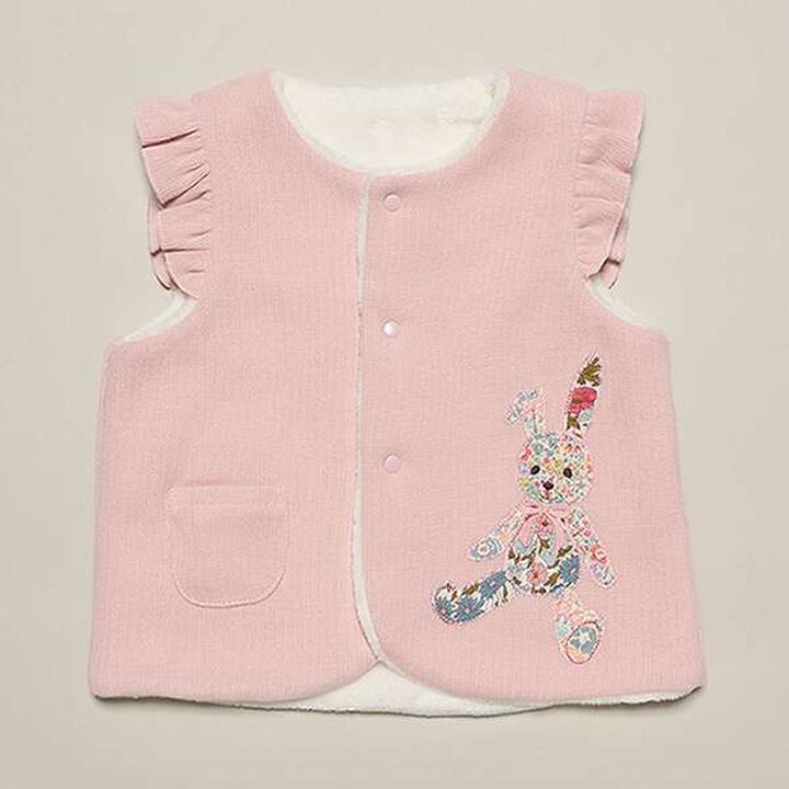 Liberty Usakuma Vest,Pink, medium image number 0