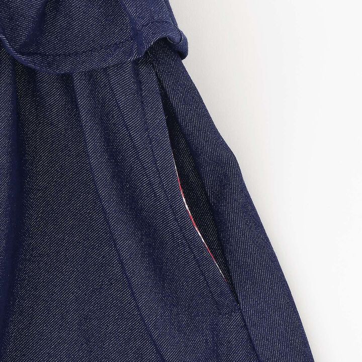 Wild Strawberry Embroidery Jumper Skirt,Navy, medium image number 3